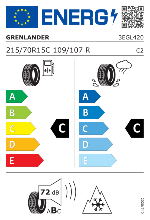 215/70R15C 109/107R GRENLANDER WINTER GL989 IARNA - imagine 2