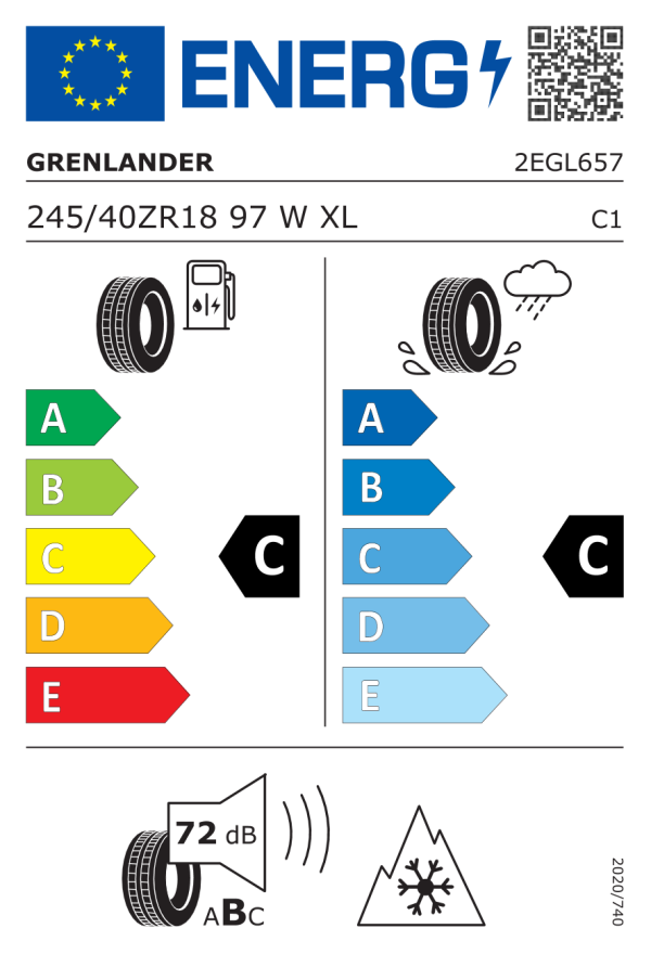 245/40R18 97W GRENLANDER GREENWING ALL SEASON - imagine 2