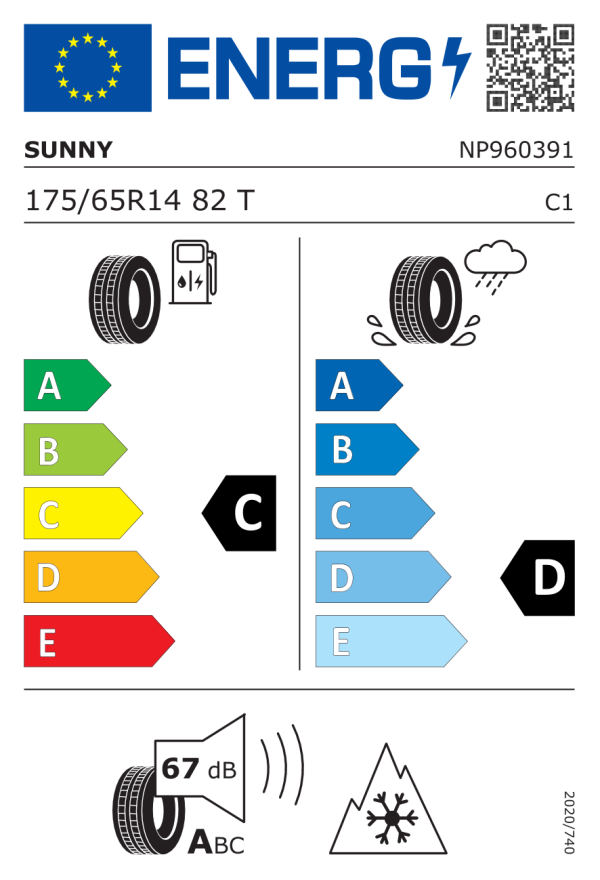 175/65R14 82T SUNNY NC501 ALL SEASON - imagine 2
