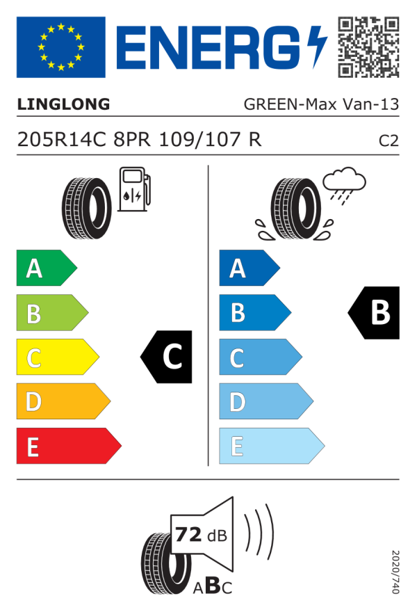 205R14C 109/107R LINGLONG GREEN MAX VAN - imagine 2