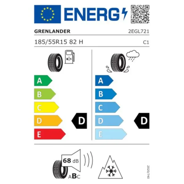 185/55R15 82H GRENLANDER ICEHAWKE I IARNA - imagine 2